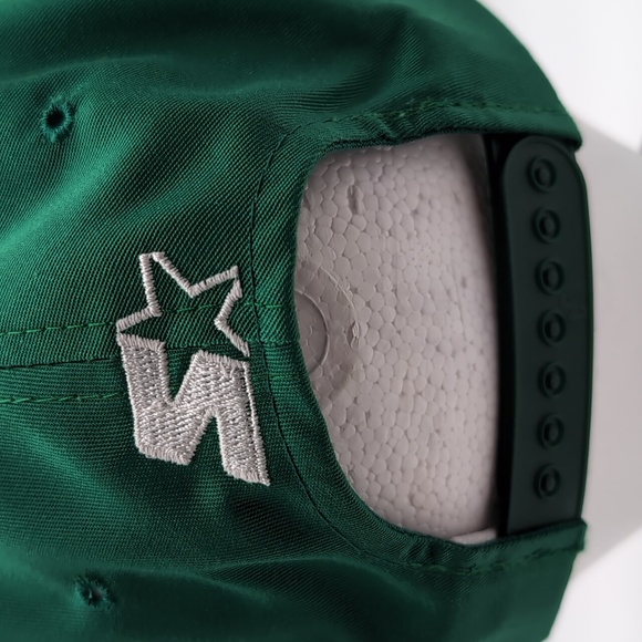 Starter| NWOT Vintage NBA Green Seattle Sonics Snap Back Green Brim - Picture 6 of 12